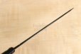 Photo3: Shokei Funaki Kurouchi white 2 steel Lacquer wisteria string cord handle Petty 135mm