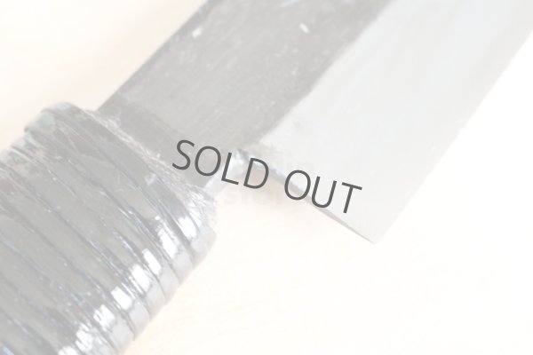 Photo8: Shokei Funaki white 2 steel Lacquer wisteria string cord handle Sashimi Sujihiki knife 180mm