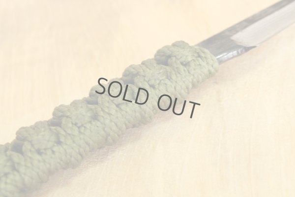 Photo6: Shokei Funaki Tsukamaki Kurouchi white 2 steel Tanto Fixed Blade Knife 78mm