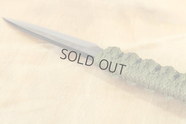 Photo5: Shokei Funaki Tsukamaki Kurouchi white 2 steel Tanto Fixed Blade Knife 78mm