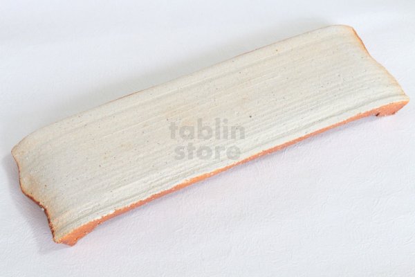 Photo3: Shigaraki pottery Japanese Serving plate Akatsuki washoku 37cm