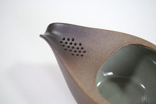 Photo12: Banko Japanese tea pot shiboridashi Yakishime Shikou130 or 200 ml