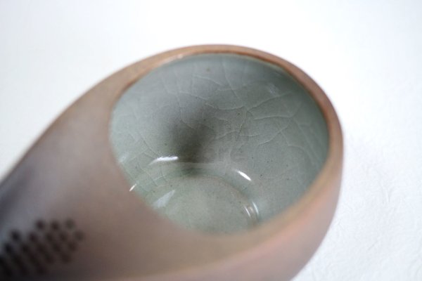 Photo11: Banko Japanese tea pot shiboridashi Yakishime Shikou130 or 200 ml