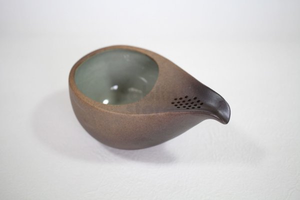 Photo8: Banko Japanese tea pot shiboridashi Yakishime Shikou130 or 200 ml