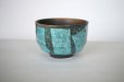 Photo7: Kutani matcha chawan Japanese tea ceremony bowl ippuku blue ginsai