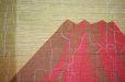 Photo5: Kyoto Noren MS Japanese door curtain Red Mt.Fuji gold 85 x 150cm