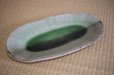Photo9: Shigaraki pottery Japanese Serving plate harukusa washoku green 41cm