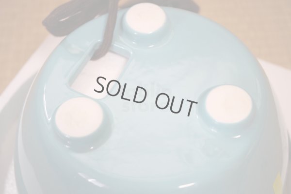 Photo6: Electric charcoal Japanese tea ceremony blue seiji pottery benibachiburo