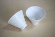 Photo7: Mino ceramics Sencha wan Japanese tea cup asagao  80ml set of 2