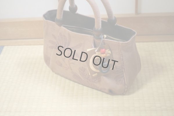 Photo11: Japanese dyeing Kakishibu persimmon tannin TOTE hand bag handmade wagara brown
