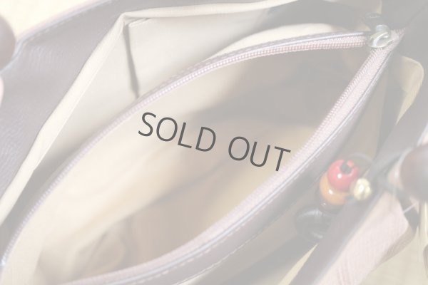 Photo8: Japanese dyeing Kakishibu persimmon tannin TOTE hand bag handmade wagara brown