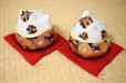 Photo7: Japanese Lucky Cat Kutani Porcelain Maneki Neko fu mori pair H11.5cm