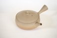 Photo11: Tokoname Japanese tea pot Gyokko pottery tea strainer flat shape yakishime 240ml