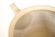 Photo8: Tokoname Japanese tea pot Gyokko pottery tea strainer flat shape yakishime 240ml