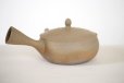 Photo3: Tokoname Japanese tea pot Gyokko pottery tea strainer flat shape yakishime 250ml