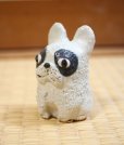 Photo5: French Bulldog Shigaraki pottery Japanese doll H8cm (5)