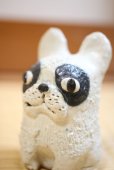 Photo4: French Bulldog Shigaraki pottery Japanese doll H8cm