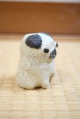 Photo6: pug dog Shigaraki pottery Japanese doll H6cm