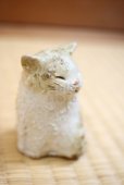 Photo5: sit cat neko Shigaraki pottery Japanese doll S H7.5cm (5)
