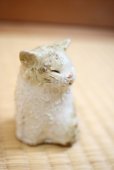 Photo5: sit cat neko Shigaraki pottery Japanese doll S H7.5cm