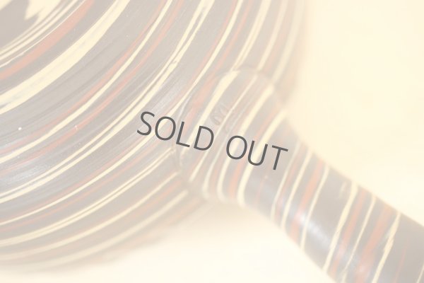 Photo3: Tokoname Japanese tea pot kyusu Tosen carved nerikomi 340ml