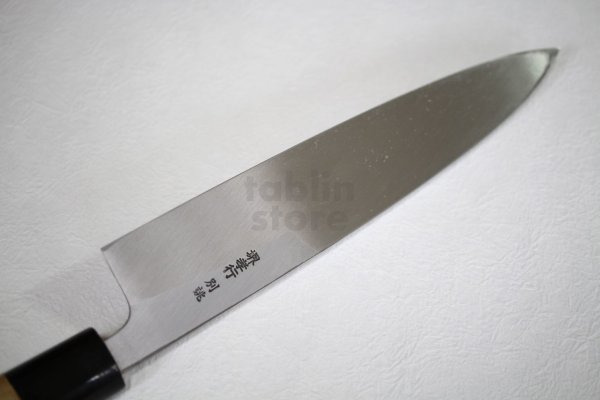 Photo2: SAKAI TAKAYUKI Japanese knife Tokujou Yasuki white-2 steel Mioroshi Deba variety of sizes