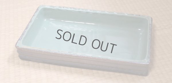 Photo7: Ikebana Suiban Vase Shigaraki Japanese pottery seiji ginsail kaki W39cm