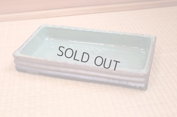 Photo6: Ikebana Suiban Vase Shigaraki Japanese pottery seiji ginsail kaki W39cm