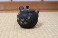 Photo9: Tokoname Japanese tea pot kyusu Komatsu ceramic tea strainer round flower 280ml