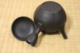 Photo4: Tokoname Japanese tea pot Hokuryu ceramic tea strainer nota black 270ml