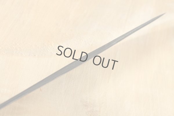 Photo5: Shokei blank blade Kurouchi white 2 steel Hanmaru Tanto Fixed Blade Knife 70mm