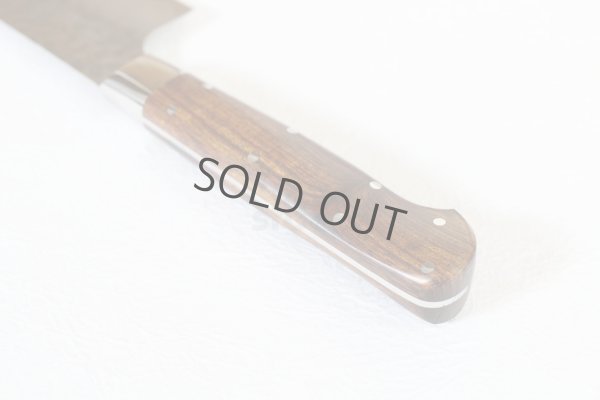 Photo7: Sakai Takayuki Damascus 33 Layer Desert Ironwood Sugihara Handle Nakiri knife 160mm