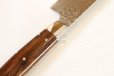 Photo5: Sakai Takayuki Damascus 33 Layer Desert Ironwood Sugihara Handle Nakiri knife 160mm