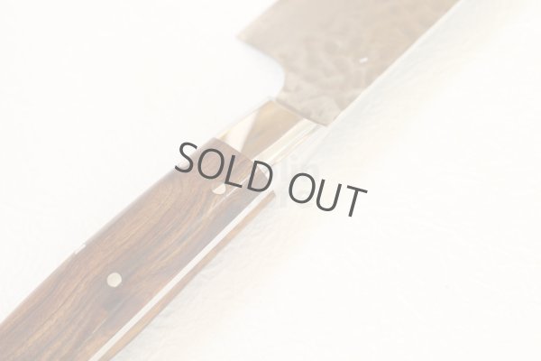 Photo5: Sakai Takayuki Damascus 33 Layer Desert Ironwood Sugihara Handle Nakiri knife 160mm