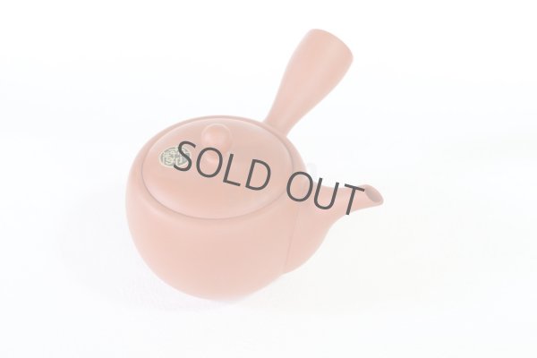 Photo9: Tokoname tea pot kyusu Jinsui Kiwami shudei red natsume 350ml