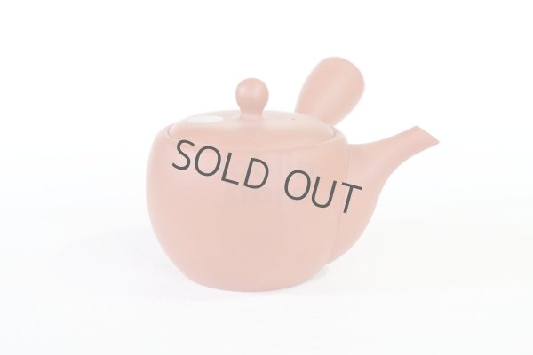 Photo8: Tokoname tea pot kyusu Jinsui Kiwami shudei red natsume 350ml