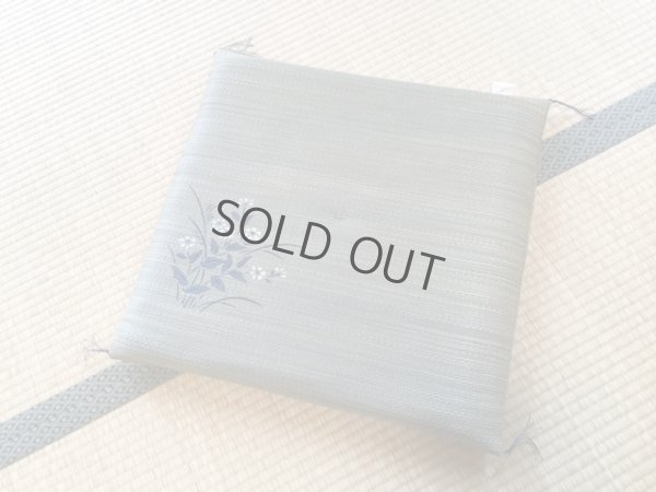 Photo9: Japanese rush grass floor pillow cushion zabuton flower psdik lb 55 x 55cm