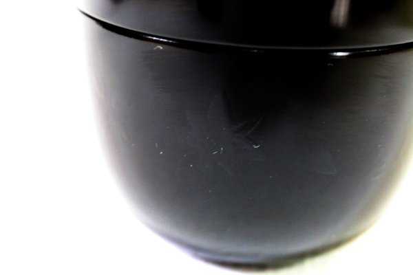 Photo4: Tea Caddy Japanese Natsume Echizen Urushi lacquer Matcha container night cherry