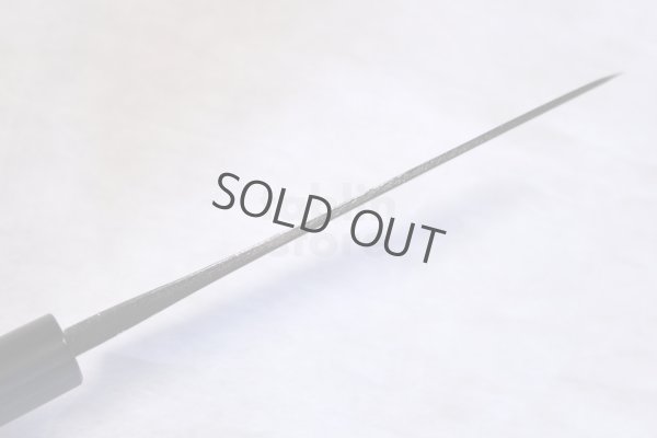 Photo4: Takayuki Iwai Blue 2 steel Ibuki Kurouchi black hammered finish Santoku knife 170mm