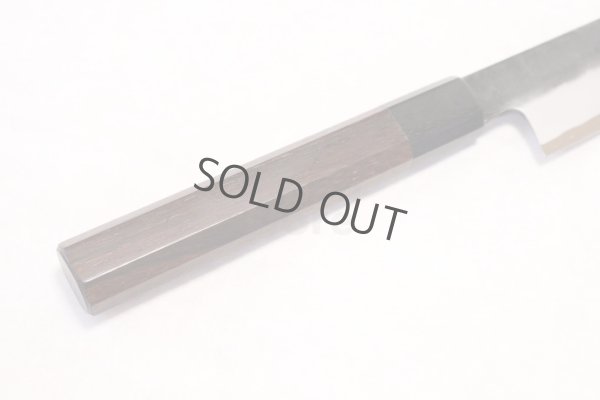 Photo7: Takayuki Iwai Blue 2 steel Ibuki Kurouchi black finish Kiritsuke Sashimi knife 270mm