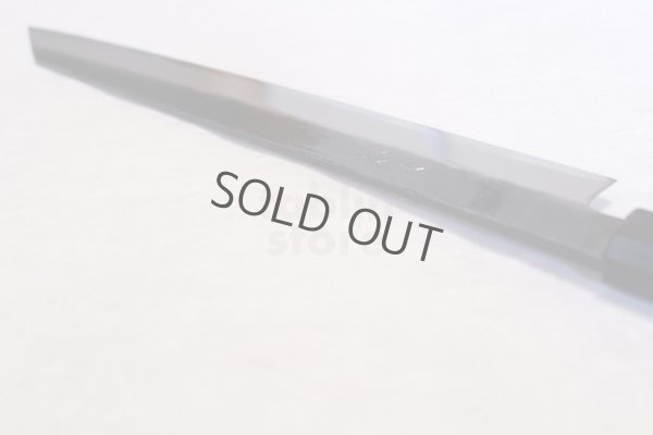 Photo10: Takayuki Iwai Blue 2 steel Ibuki Kurouchi black finish Kiritsuke Sashimi knife 270mm