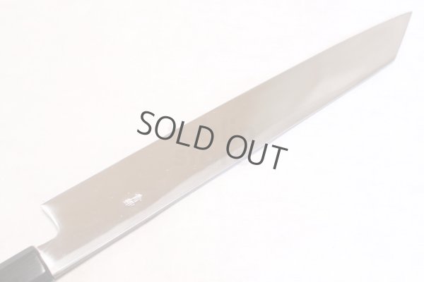 Photo5: Takayuki Iwai Blue 2 steel Ibuki Kurouchi black finish Kiritsuke Sashimi knife 270mm