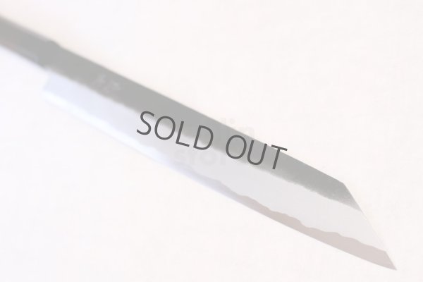 Photo4: Takayuki Iwai Blue 2 steel Ibuki Kurouchi black finish Kiritsuke Sashimi knife 270mm