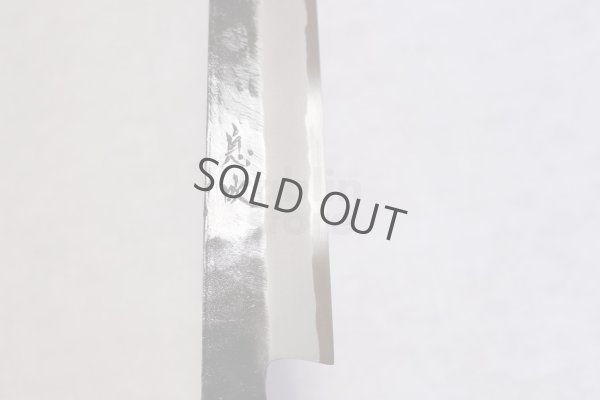 Photo3: Takayuki Iwai Blue 2 steel Ibuki Kurouchi black finish Kiritsuke Sashimi knife 270mm