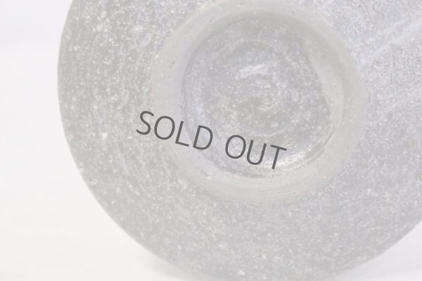 Photo5: Shigaraki pottery Japanese tea ceremony bowl white glaze kakewake matcha chawan