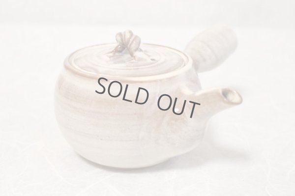 Photo13: Hagi ware Senryuzan climbing kiln Japanese tea pot kyusu hinerite 360ml