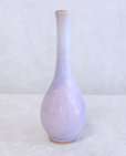 Photo8: Hagi yaki ware Japanese vase Hagi purple hosokubi H 22cm