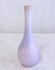 Photo7: Hagi yaki ware Japanese vase Hagi purple hosokubi H 22cm