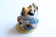 Photo8: Japanese Lucky Cat Kutani Porcelain Maneki Neko yonhachi oukoku H 14.5cm 