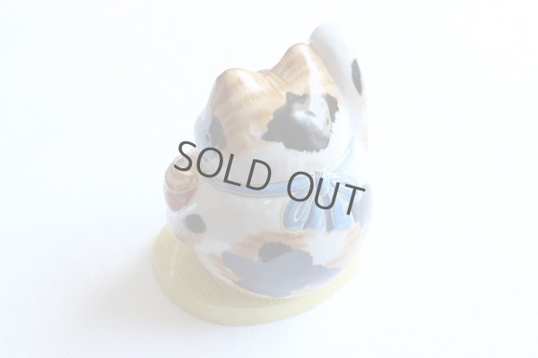 Photo8: Japanese Lucky Cat Kutani Porcelain Maneki Neko yonhachi oukoku H 14.5cm 